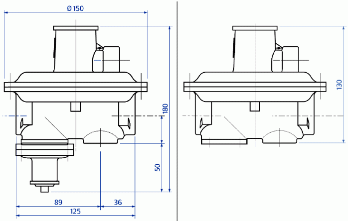 Регулятор серии RB 1211, RB 1212, RB 1210